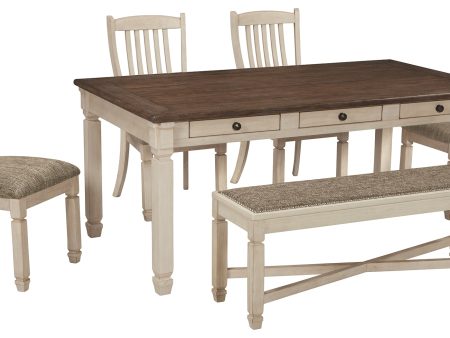 Bolanburg D647 Two-tone 6-Piece Dining Room Set Cheap