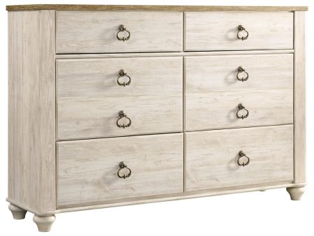 Willowton B267-21 Whitewash Dresser Online now