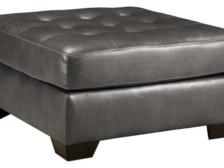 Alliston 2010208 Gray Oversized Accent Ottoman Online Sale