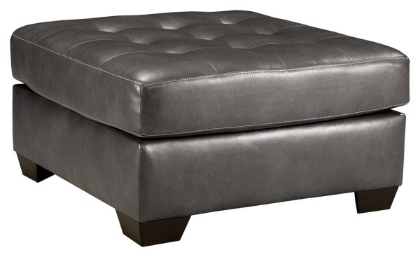 Alliston 2010208 Gray Oversized Accent Ottoman Online Sale