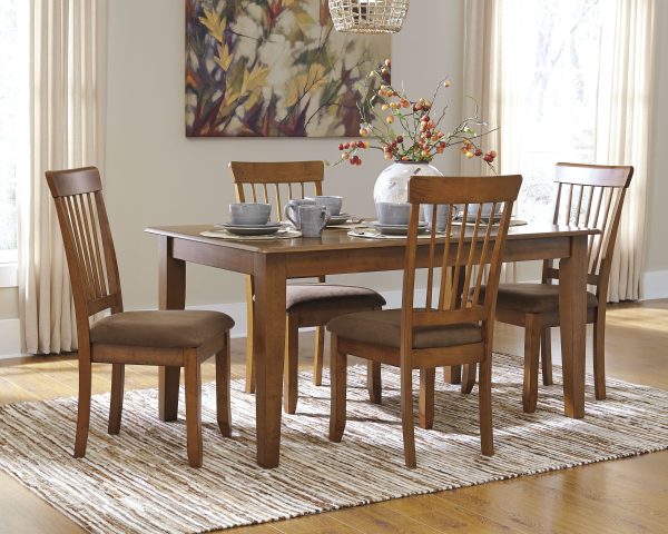 Berringer D199 Rustic Brown 5-Piece Dining Room Set Supply