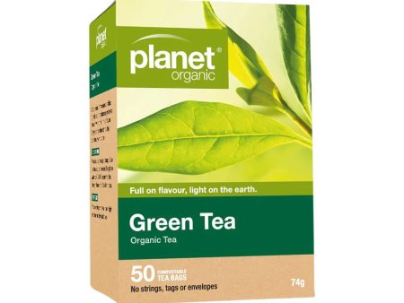 Planet Organic Organic Tea Green Tea x 50 Tea Bags For Discount