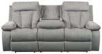 Mitchiner 7620489 Fog REC Sofa wDrop Down Table For Discount