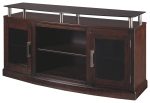 Chanceen W757-48 Dark Brown Medium TV StandFireplace OPT Hot on Sale