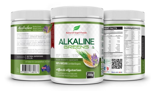 Alkaline Organic Greens 200g Discount