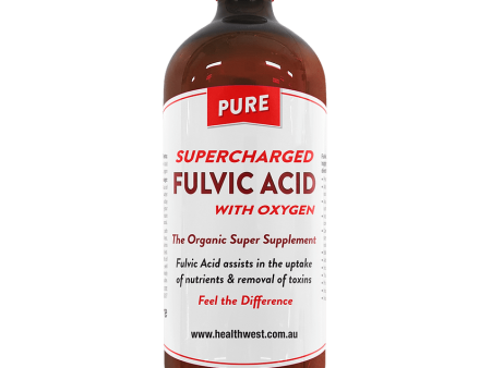 Healthwest Supercharged Pure Fulvic with Oxygen 1 Litre PET Online Hot Sale