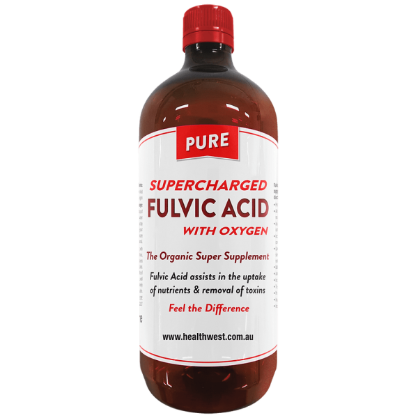 Healthwest Supercharged Pure Fulvic with Oxygen 1 Litre PET Online Hot Sale