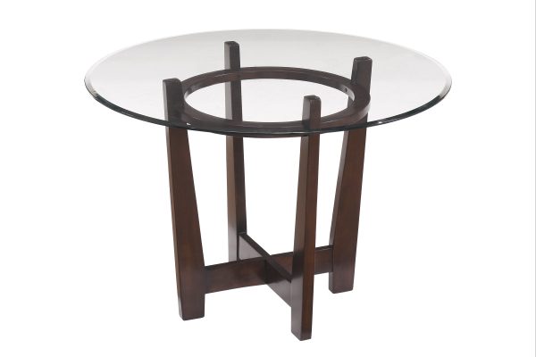 Charrell D357-15 Medium Brown Round Dining Room Table Online Sale