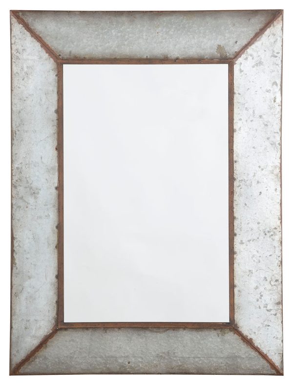 OTallay A8010020 Antique Gray Accent Mirror For Sale