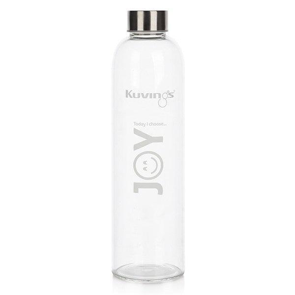 Joy – NEW 1 Litre Glass Bottle with Stainless Steel Lid Online Hot Sale