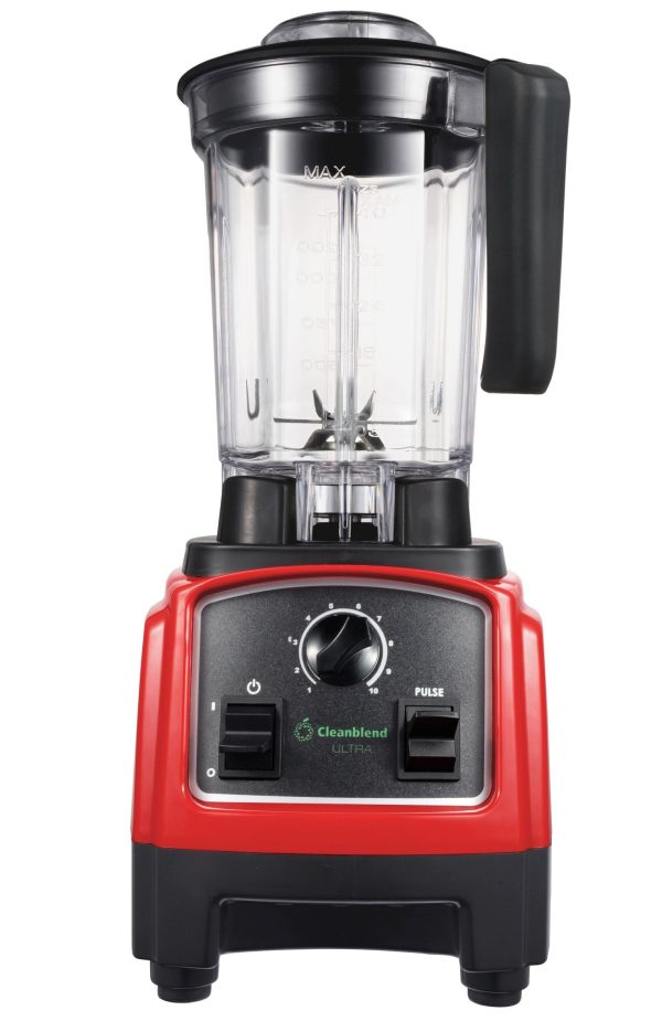 CLEANBLEND ULTRA RED SMOOTHIE BLENDER - LOW PROFILE BLENDER on Sale