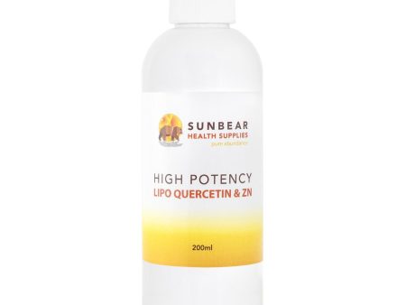 Sunbear High Potency Liposomal Quercetin & Zinc – 200ml For Sale