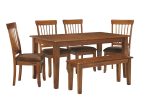 Berringer D199 Rustic Brown 4-Piece Dining Room Set Fashion