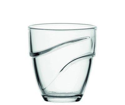 Duralex Wave Stackable Tumbler, Clear Hot on Sale